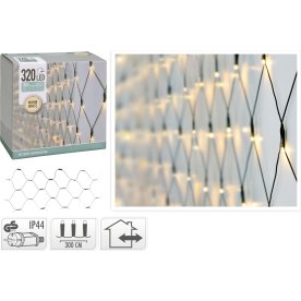 Ljusraster m/320 LED, 150x300 cm, varmvit