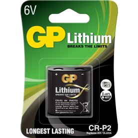 GP CR-P2 litiumbatteri, 1 st.