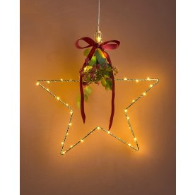Liva stjärna 40 LED Ø30 cm guld
