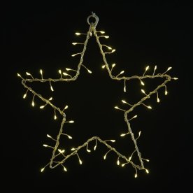 Sirius Liva Cluster Stjärna, 60 LED, guld