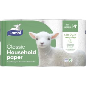 Lambi Hushållspapper, 2-lagers, 20 rullar