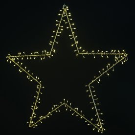 Sirius Liva Cluster Stjärna, 190 LED, guld