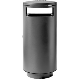 Bica 5075 Papperskorg + askkopp, utomhusbruk 125 L