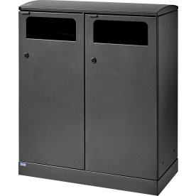 Bica 712 Avfallsstation för utomhusbruk 2x100 L