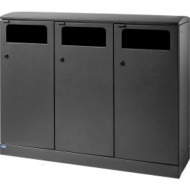 Bica 713 Avfallsstation för utomhusbruk 3x100 L