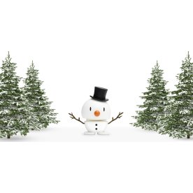 Hoptimist Snowman, Vit, S