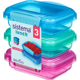 Sistema Matlådor, 3 st, 200 ml.