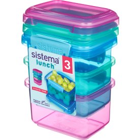 Sistema matlådor, 3 st, 400 ml.