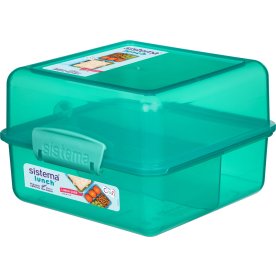 Sistema Lunch Cube matlåda, 1,4 liter, grön