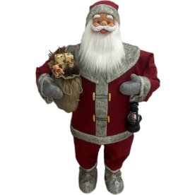 Jultomte m. LED, 120 cm.
