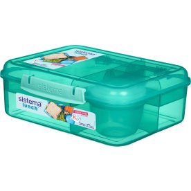 Sistema Bento Lunch matlåda, 1,65 liter, grön