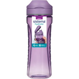 Sistema Tritan Swift vattenflaska, 600ml, lila