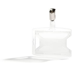 Durable reXycle-korthållare m. clip, 1 kort, 25 st