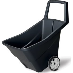 Trädgårdsvagn, 95L, svart