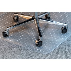 Lux stolsmatta med piggar, 120x150 cm, PVC