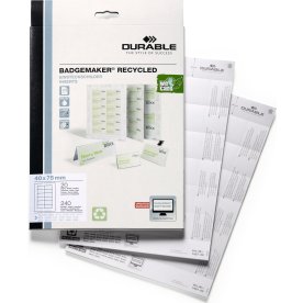 Durable R. Namnbrickor 40x75mm 240 st
