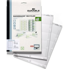 Durable R. Namnbrickor 54x90mm 200 st