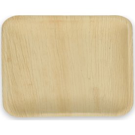 Engångstallrikar, Palmblad, 24x16cm, 25 st.
