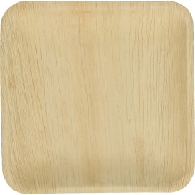 Engångstallrikar, Palmblad, 24x24cm, 25 st.