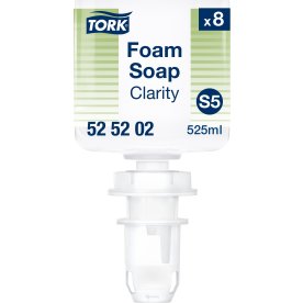 Tork S5 Mini Foam Soap Clarity, oparfymerad, 525ml
