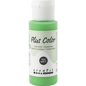 Hobbyfärg Plus Color 60ml ljusgrön