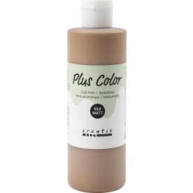 Hobbyfärg Plus Color 250 ml ljusbrun