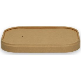 Lock till skål 500/750/1000ml, Brun Kartong, 50 st