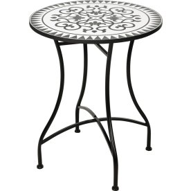 Bistro Oxford soffbord i mosaik, järn