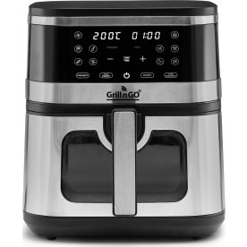 GrillnGO Barcelona airfryer, 8L, svart
