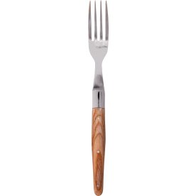 Solex Laguiole Steakgaffel, brunt trähandtag