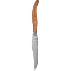 Solex Laguiole Steakkniv, Tandad, brunt trähandtag
