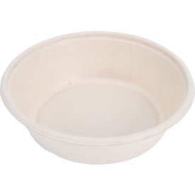 Skål, bagasse, naturell, 950/1000ml, 50 st.