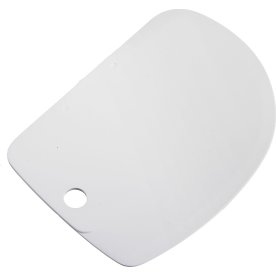 Westmark Degskrapa halvmåne, plast, vit, 12cm