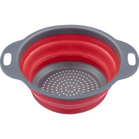Westmark Durkslag vikbar, plast, grå/röd, Ø22cm