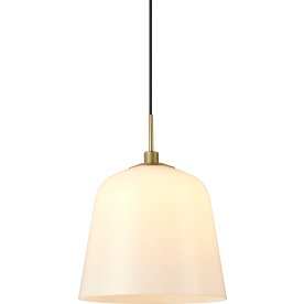 Room 49 pendel, Ø30 cm, Opal/mässing