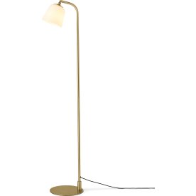 Room 49 golvlampa, Ø15xH135 cm, Opal/mässing