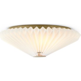 Paris taklampa, Ø40 cm, vit/messing