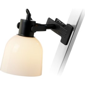 Glow klämlampa Ø15 cm, svart