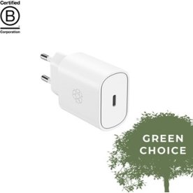 Essentials-laddare 25W, USB-C, strömadapter, vit