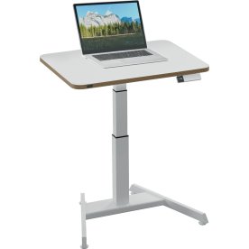 Leitz Ergo elektriskt höj- och sänkbart bord, vit