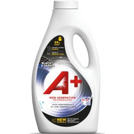 A+ flytande tvättmedel, Svart & Mörk, 1,35 L