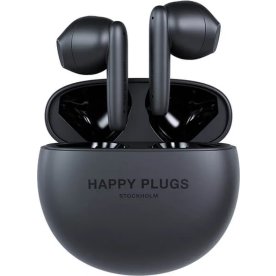 Happy Plugs Hörlurar, trådlösa, svart
