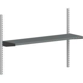 Packbordshylla för arbetsbänk, grå, 1400x360mm