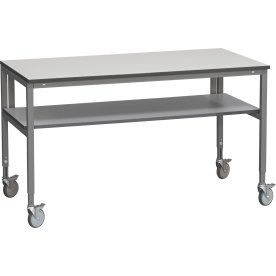 Arbetsbänk med hjul, 300 kg, Laminat, 1200x800 mm