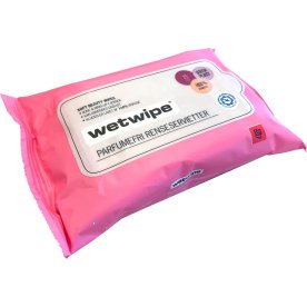 Wet Wipe sminkborttagningsservetter, 25 servetter