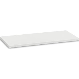Hylla för lågt verkstadsskåp, ljusgrå, 975x440 mm.