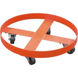 Fatvagn för 200L-fat, max. 300 kg, röd