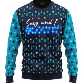 Jultröja "Glow It", Stl. XL