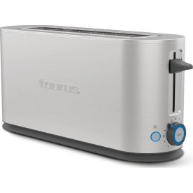 Taurus brödrost 1 spår lång, rostfritt stål