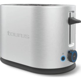 Taurus brödrost 2 spår, rostfritt stål